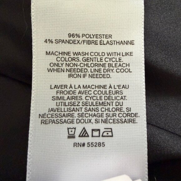 EXPRESS Black V-Neck Short Sleeve Blouse Small - Picture 12 of 12